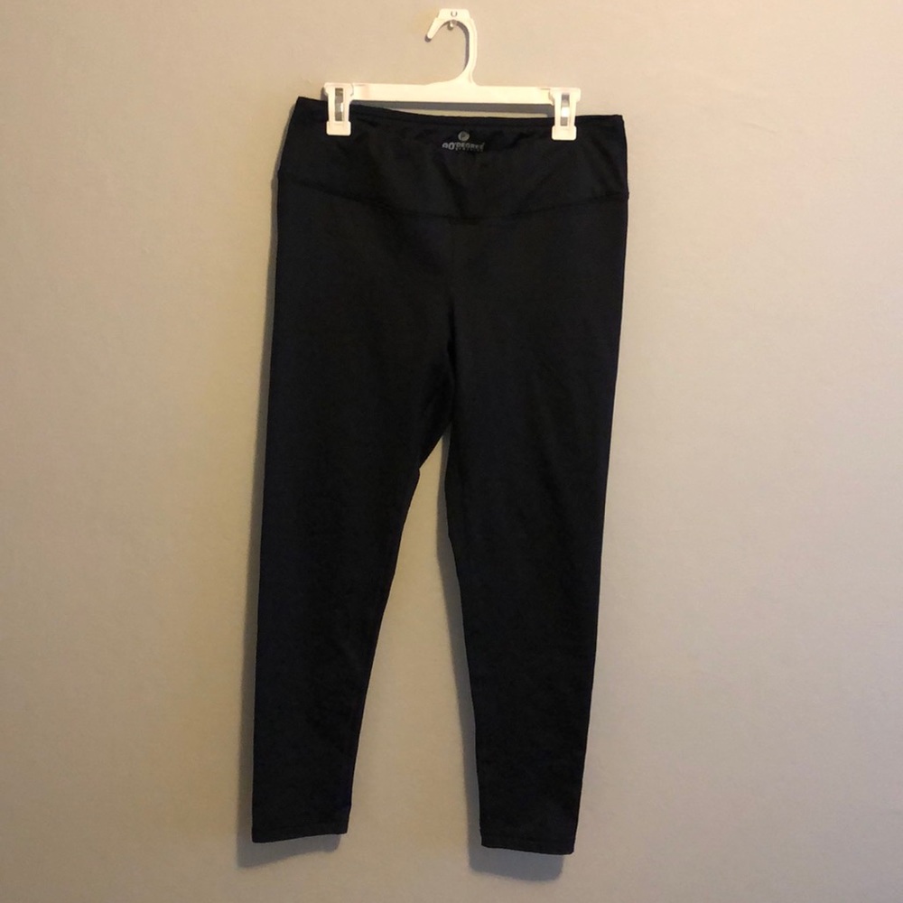 Black basic 90 Degree stretchy leggings